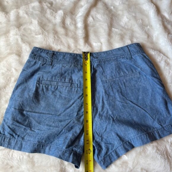 Gap City Shorts Womens Juniors Size 0 Blue Cotton Pockets Casual Walking EUC - Picture 3 of 9